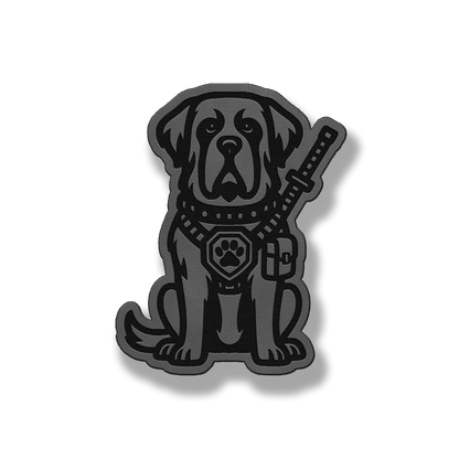 Tactical Saint Bernard Dog Patch – Leatherette Morale Patch