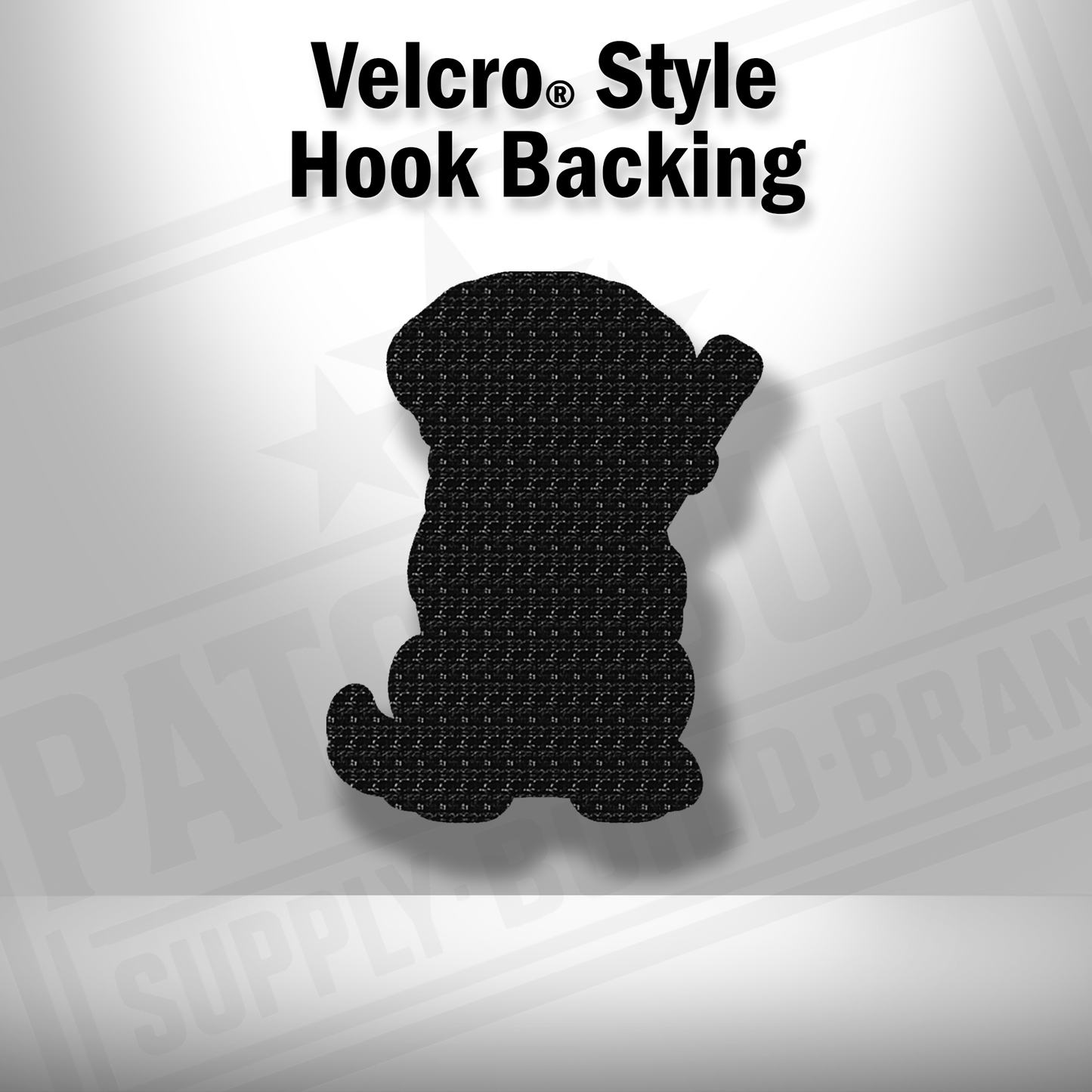 Tactical Saint Bernard Dog Patch – Leatherette Morale Patch
