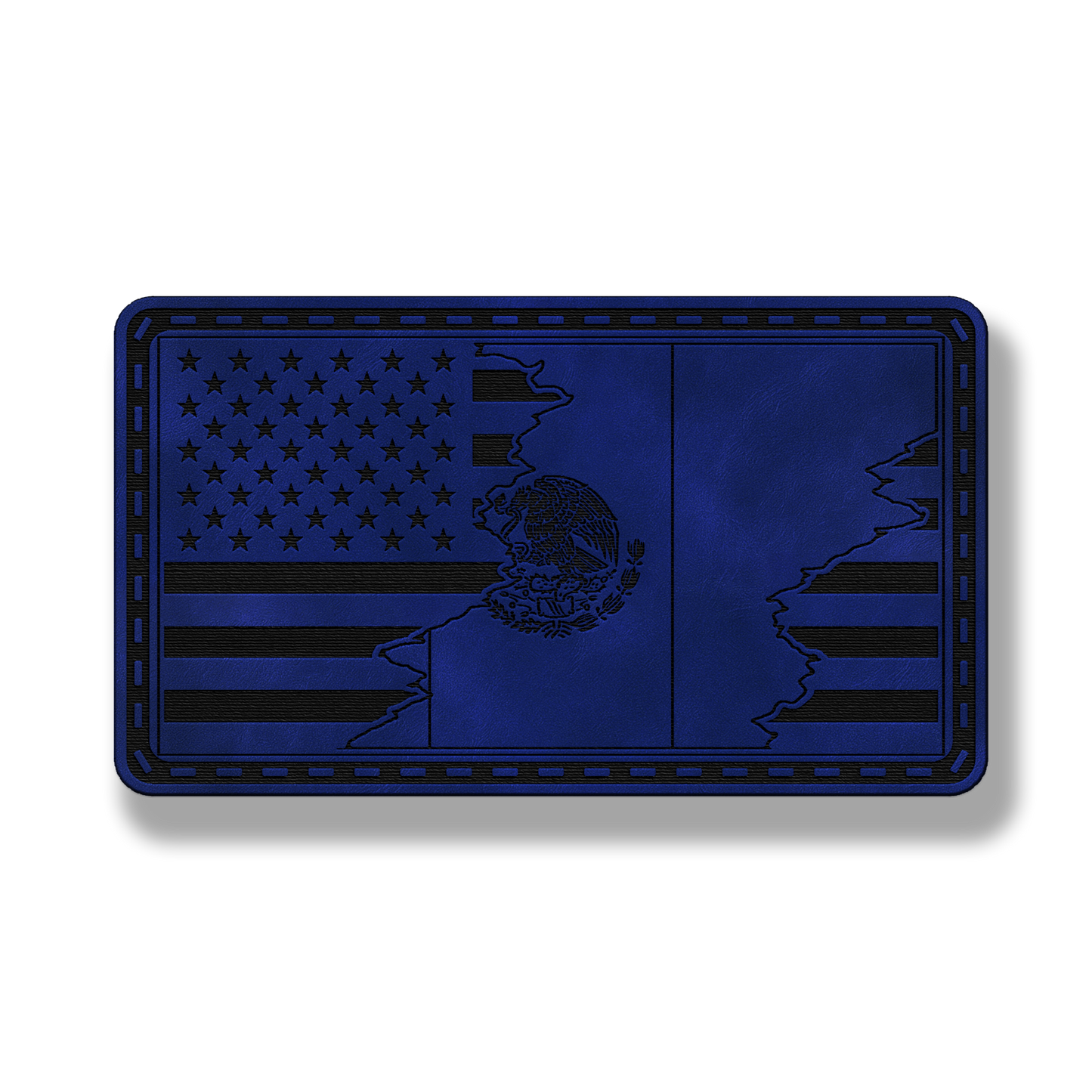 USA & Mexico Flag Patch – Leatherette Morale Patch