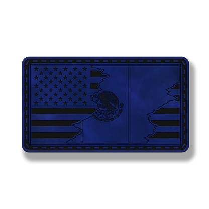 USA & Mexico Flag Patch – Leatherette Morale Patch