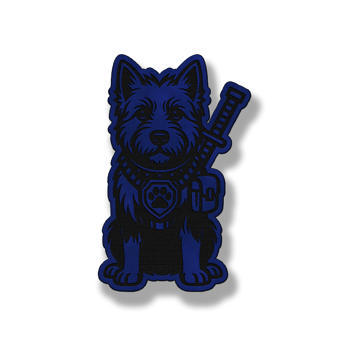 Tactical West Highland Terrier Patch – Leatherette Morale Patch