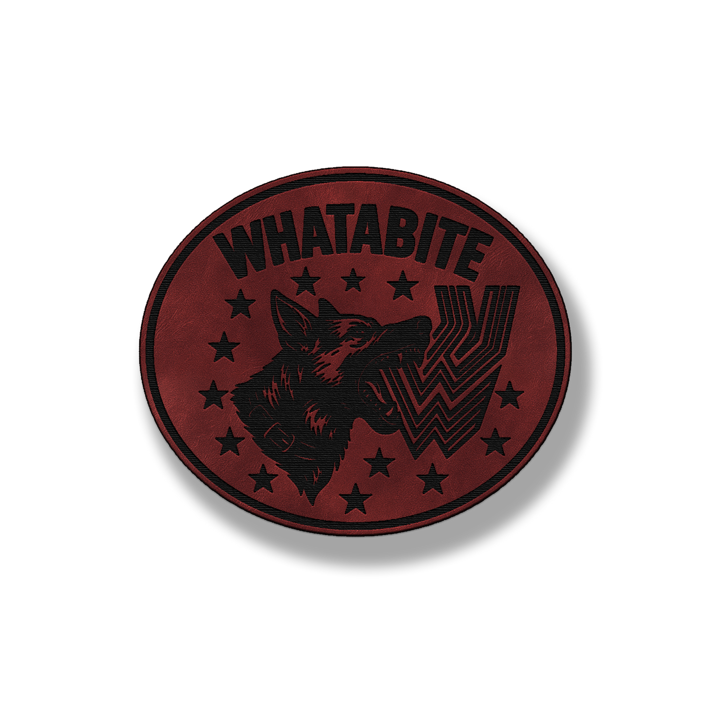 Whatabite Dog Patch – Leatherette Morale Patch