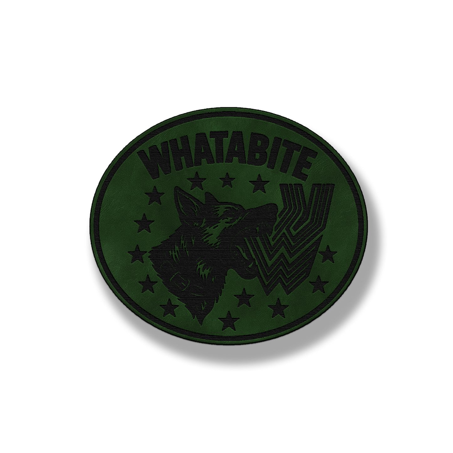 Whatabite Dog Patch – Leatherette Morale Patch
