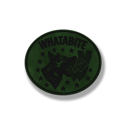 Whatabite Dog Patch – Leatherette Morale Patch