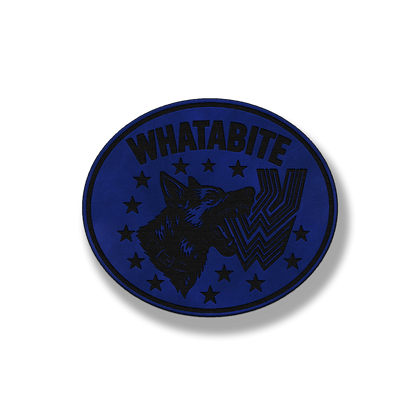 Whatabite Dog Patch – Leatherette Morale Patch