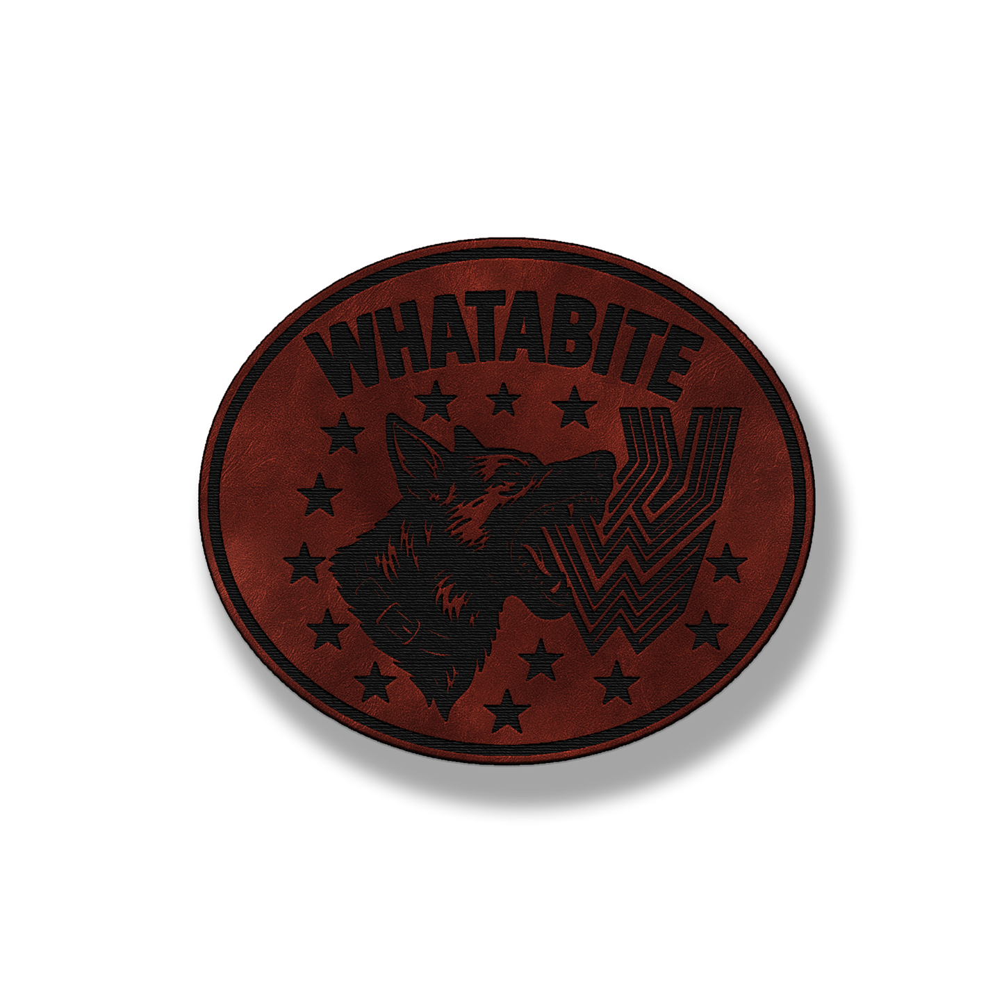 Whatabite Dog Patch – Leatherette Morale Patch