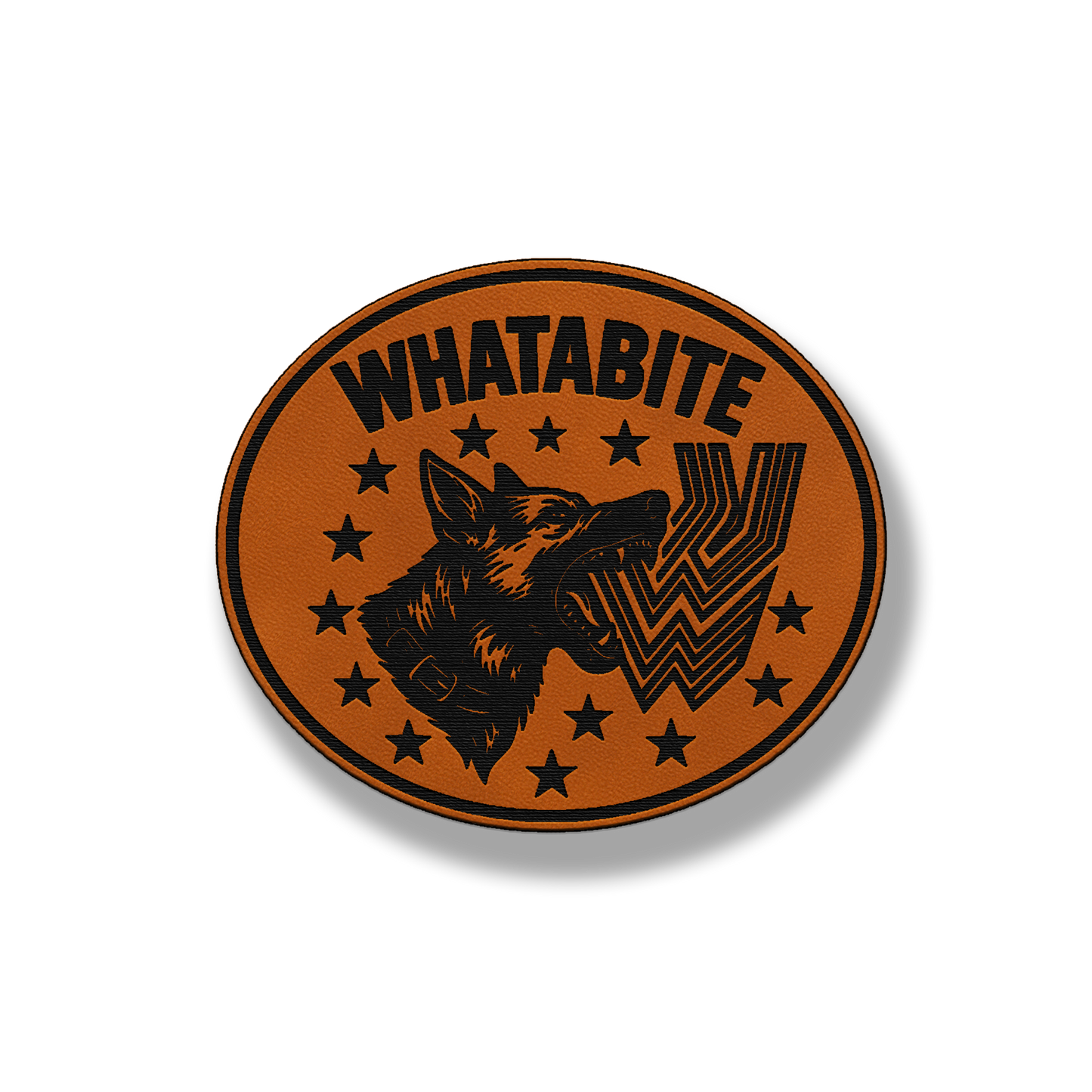 Whatabite Dog Patch – Leatherette Morale Patch