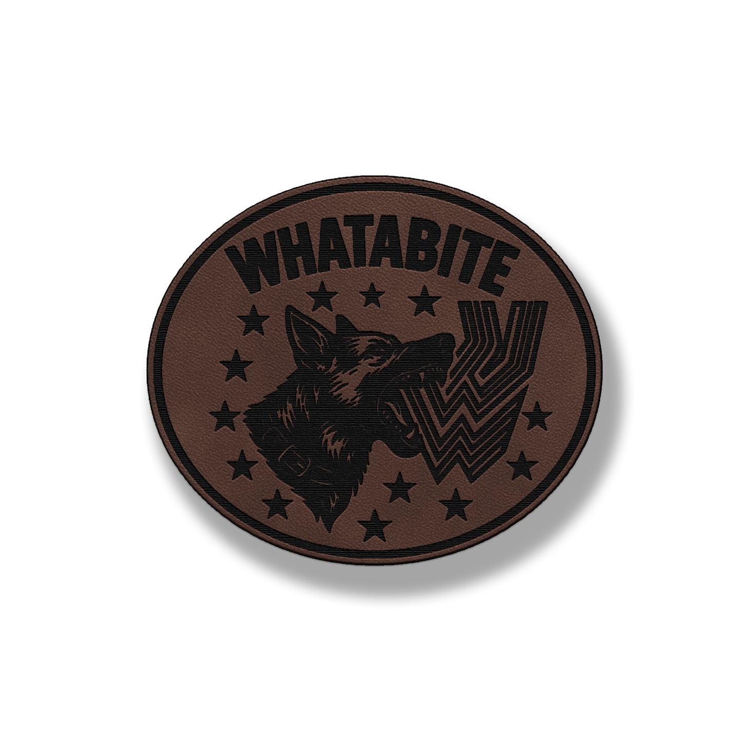 Whatabite Dog Patch – Leatherette Morale Patch
