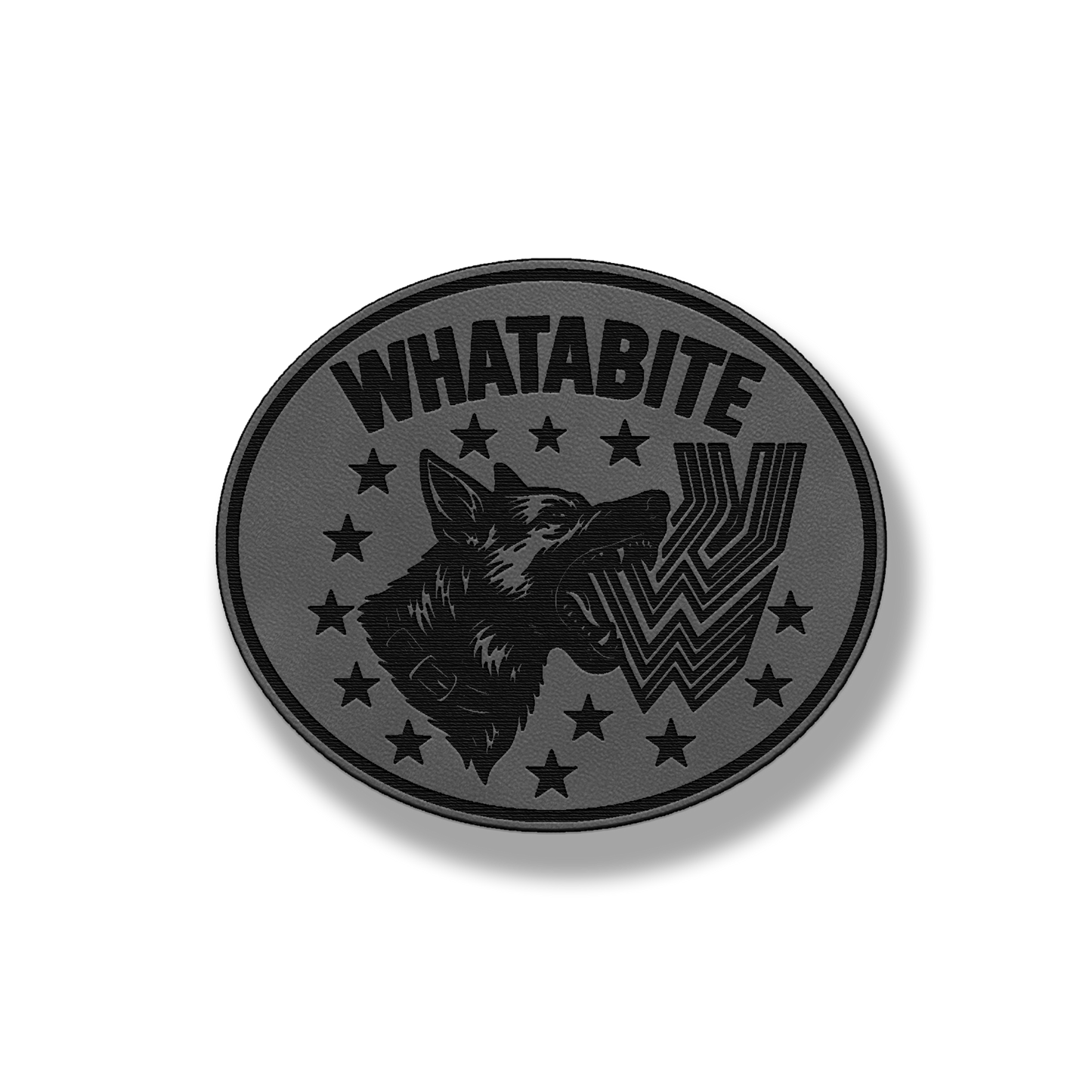 Whatabite Dog Patch – Leatherette Morale Patch