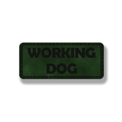 Working Dog - Leatherette Patch