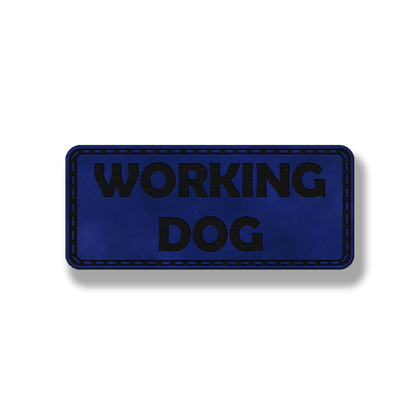 Working Dog - Leatherette Patch