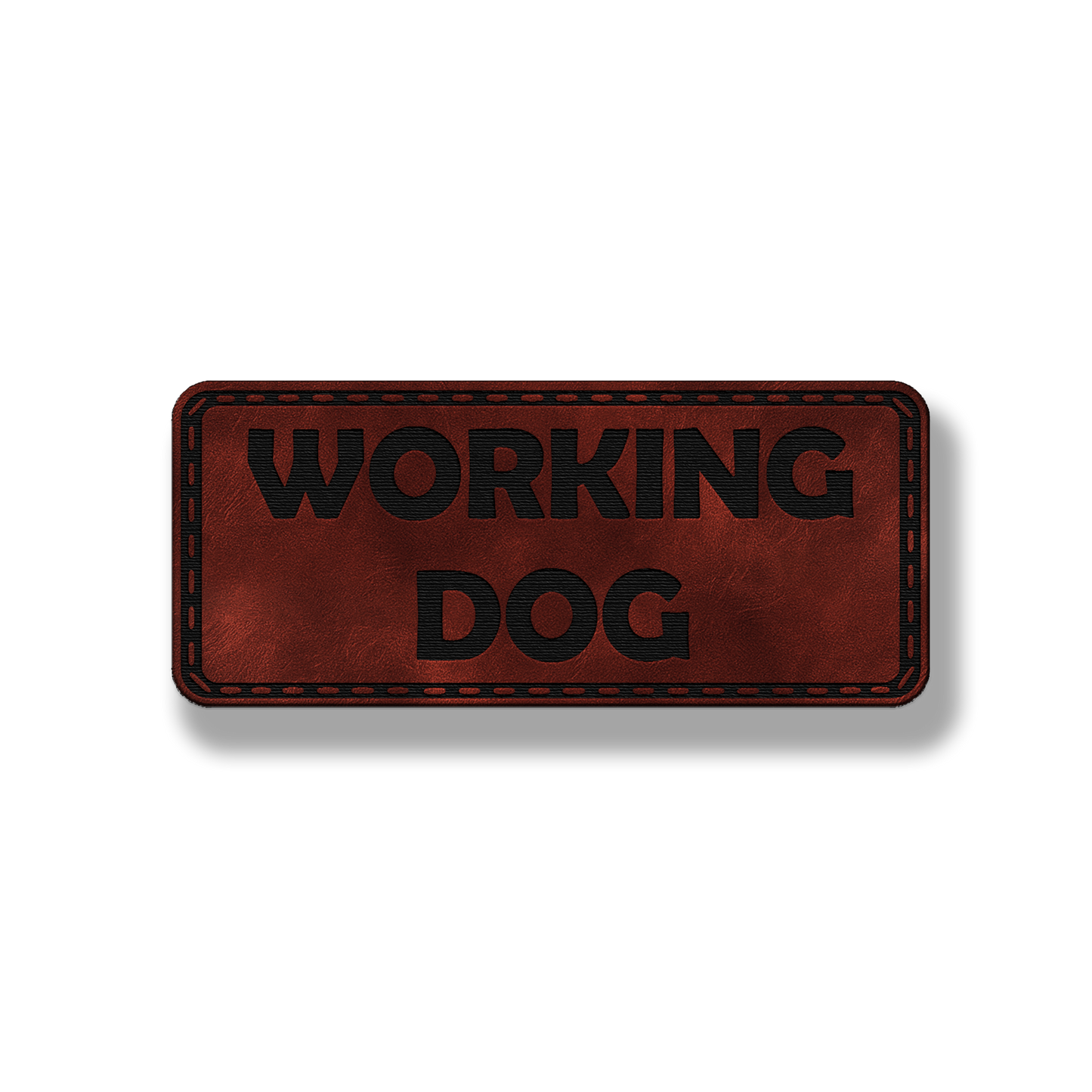 Working Dog - Leatherette Patch