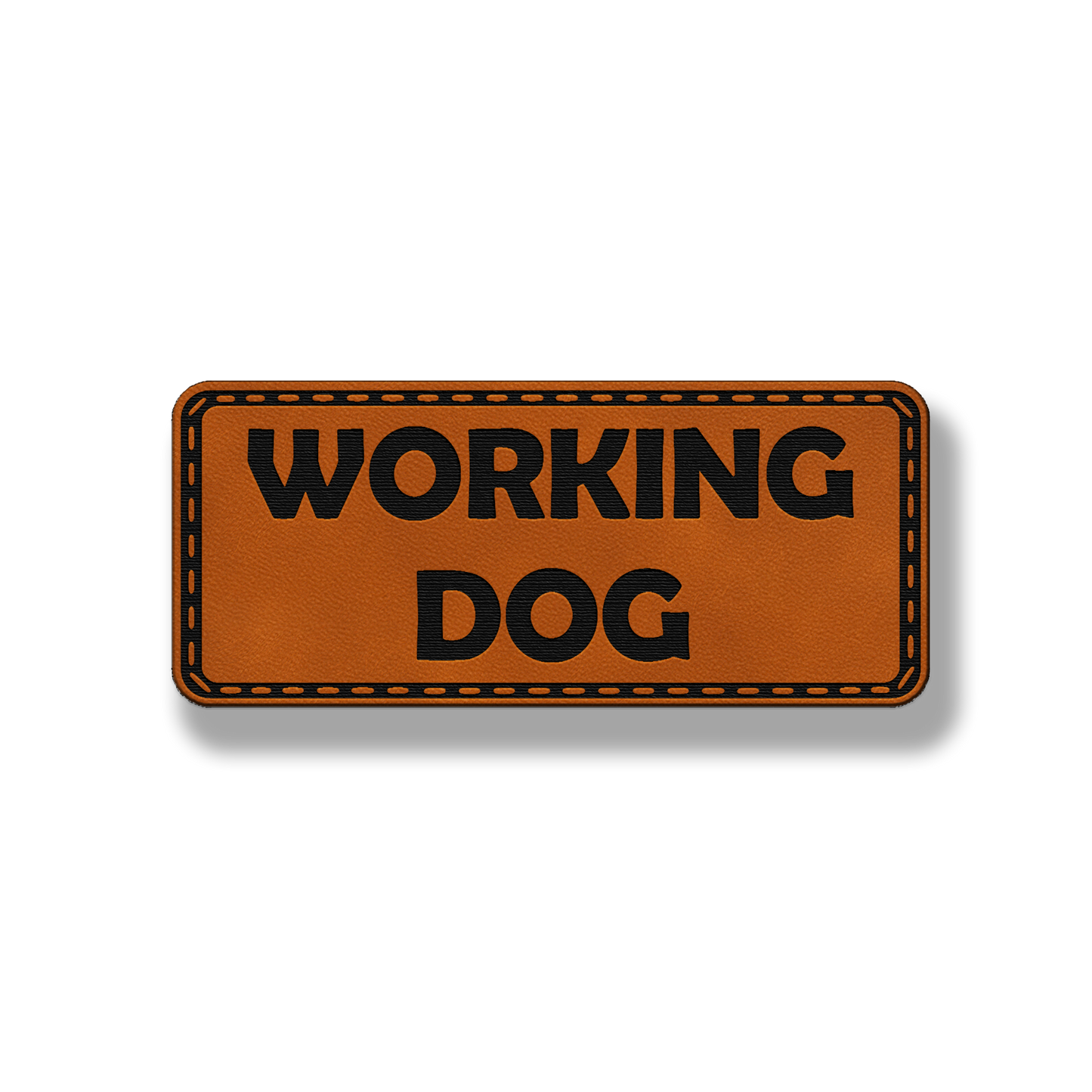 Working Dog - Leatherette Patch