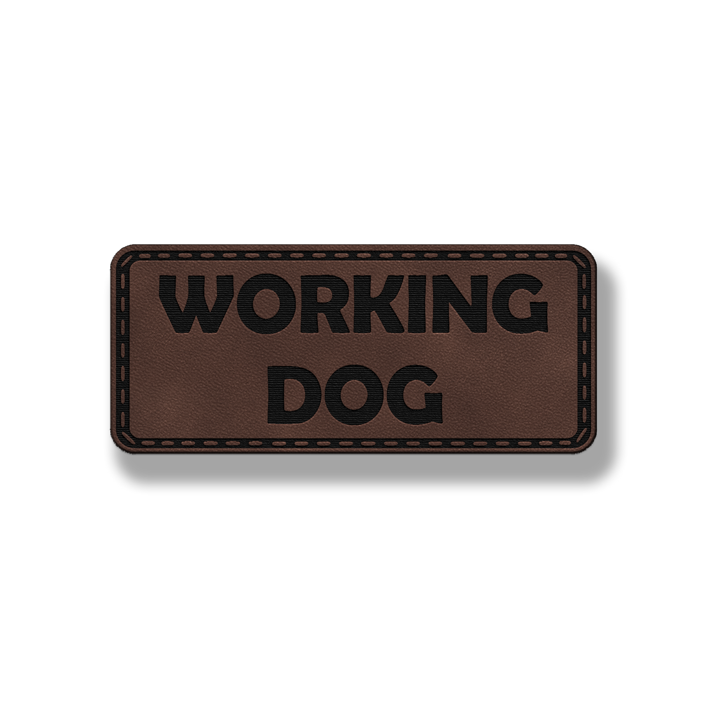 Working Dog - Leatherette Patch