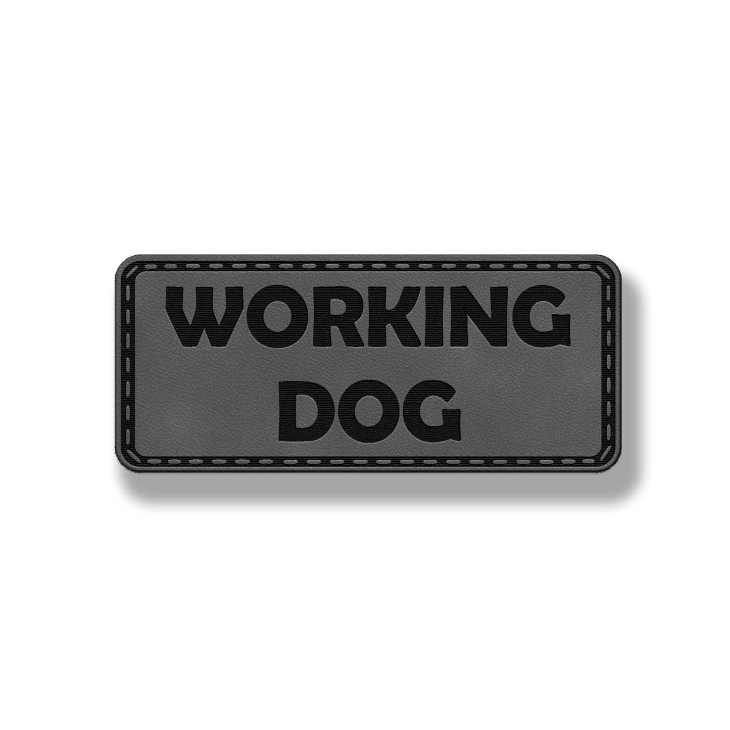 Working Dog - Leatherette Patch