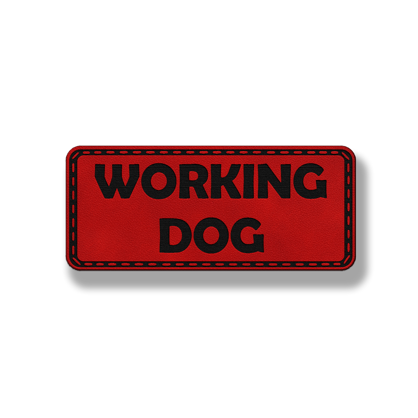 Working Dog - Leatherette Patch