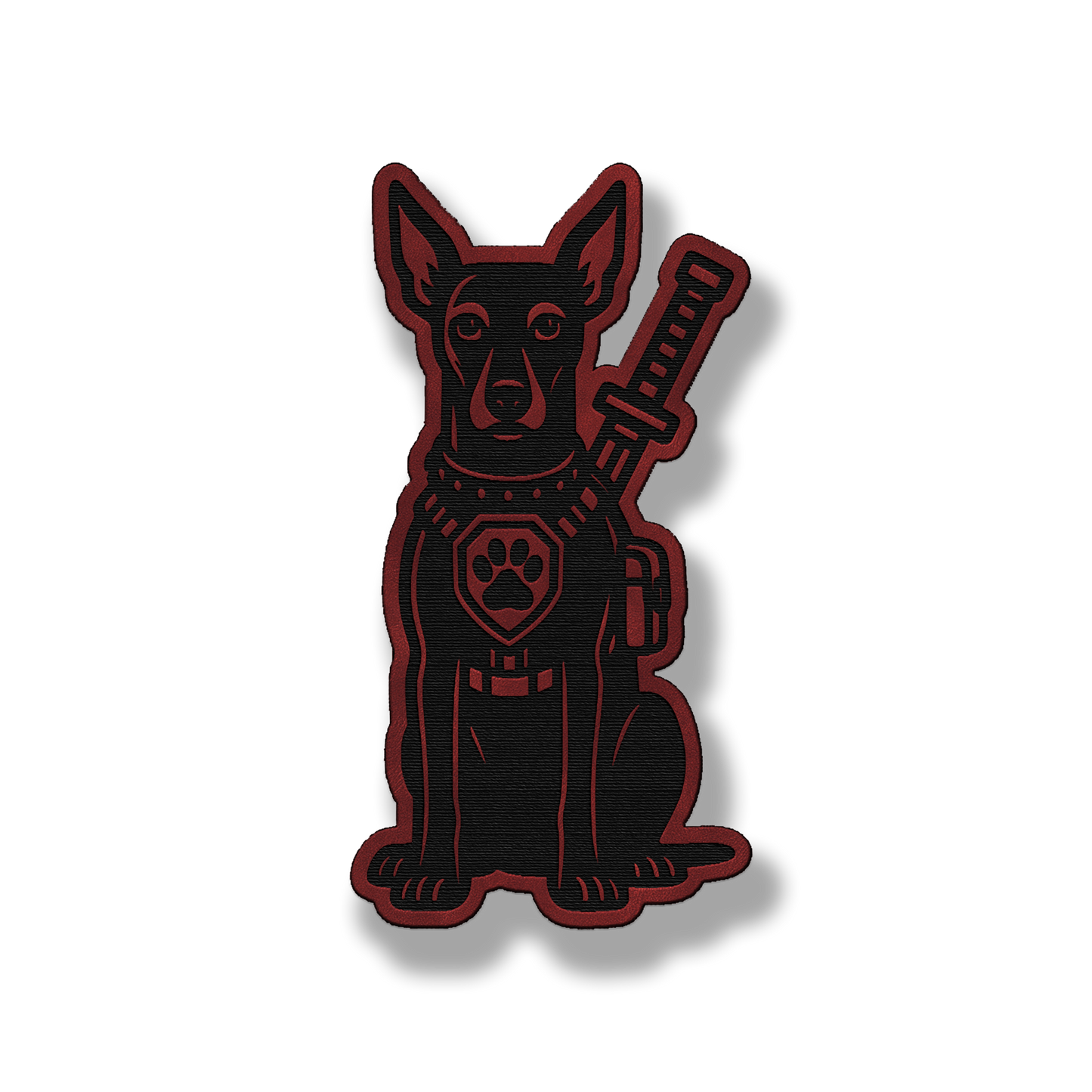Tactical Xoloitzcuintle Patch – Leatherette Morale Patch
