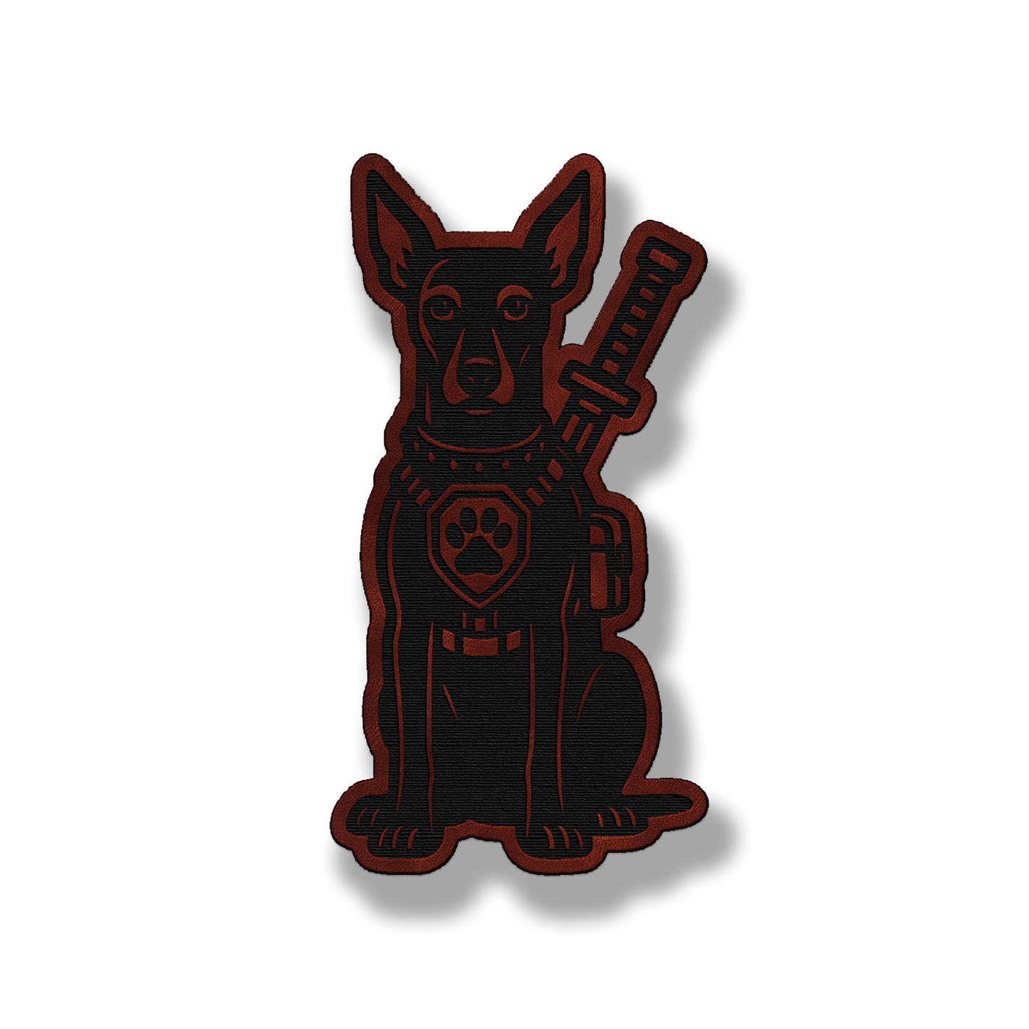 Tactical Xoloitzcuintle Patch – Leatherette Morale Patch