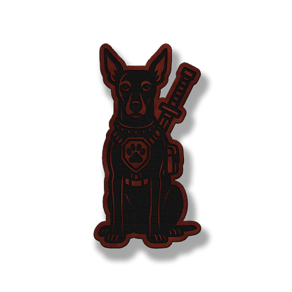 Tactical Xoloitzcuintle Patch – Leatherette Morale Patch