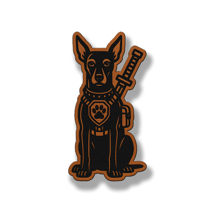Tactical Xoloitzcuintle Patch – Leatherette Morale Patch