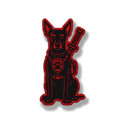 Tactical Xoloitzcuintle Patch – Leatherette Morale Patch